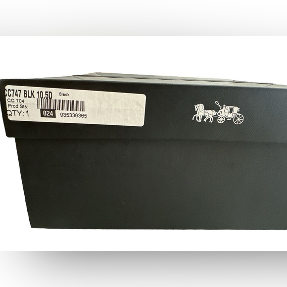 NWT Coach Desert Boot Black Size 10.5 - Picture 5 of 5